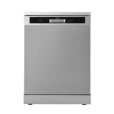 Devanti 60cm 14-Setting Freestanding Dishwasher Silver, 4.5-Star Rating, LED, Child Lock, Quiet Operation