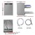 Devanti 60cm 14-Setting Freestanding Dishwasher Silver, 4.5-Star Rating, LED, Child Lock, Quiet Operation