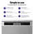 Devanti 60cm 14-Setting Freestanding Dishwasher Silver, 4.5-Star Rating, LED, Child Lock, Quiet Operation