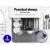 Devanti Benchtop Dishwasher, Stainless Steel, 3 Place Settings, White - Touch Controls, Baby Care, Fruit Wash