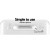 Devanti Benchtop Dishwasher, Stainless Steel, 3 Place Settings, White - Touch Controls, Baby Care, Fruit Wash