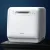 Devanti Benchtop Dishwasher, Stainless Steel, 3 Place Settings, White - Touch Controls, Baby Care, Fruit Wash