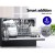 Devanti Benchtop Dishwasher Stainless Steel 6 Place Settings Black - Compact, Quiet, Energy Efficient, 2-Year Warranty
