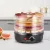 Devanti 5-Tray Food Dehydrator, Adjustable Temperature, Food-Grade Plastic, Beef Jerky Fruit Dryer, Black