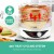 Devanti 5 Trays Food Dehydrator White, Adjustable Temperature, Food Grade Plastic, Quiet Operation, 245W Jerky Dryer