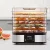 Devanti Food Dehydrator, Stainless Steel, 7 Trays, Silver - Quiet, Energy Efficient, Nutrient-Rich Drying