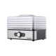 Devanti 5-Tray Food Dehydrator - Stainless Steel, 360° Airflow, Adjustable Temperature 35-70℃, Quiet Operation
