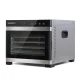 Devanti 6-Tray Food Dehydrator with LCD Control, Stainless Steel Body & Trays, Adjustable Timer & Thermostat, 420-500W