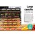 Devanti 10-Tray Food Dehydrator with Stainless Steel Trays, LCD Touch Control, 35-75°C Adjustable Thermostat, 900W-1100W