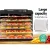 Devanti 6-Tray Food Dehydrator, Stainless Steel, LCD Control, Adjustable Thermostat, Commercial Fruit & Jerky Dryer