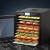 Devanti 10-Tray Food Dehydrator with Stainless Steel Trays, LCD Touch Control, Adjustable Thermostat & Timer, 600W-700W