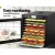 Devanti 10-Tray Food Dehydrator with Stainless Steel Trays, LCD Touch Control, Adjustable Thermostat & Timer, 600W-700W