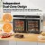 Devanti 16-Tray Dual-Zone Food Dehydrator | Stainless Steel, LCD Touch Panel, 1200W, 35-80°C, 0.5-