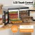 Devanti 16-Tray Dual-Zone Food Dehydrator | Stainless Steel, LCD Touch Panel, 1200W, 35-80°C, 0.5-