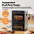 Devanti 12-Tray Dual-Zone Food Dehydrator, Stainless Steel, LCD Control, 35-80°C, 48hr Timer, Includes Fruit Roll Sheets Devanti 12-Tray Dual-Zone Food Dehydrator, Stainless Steel, LCD Control, 35-80°C, 48hr Timer, Includes Fruit Roll Sheets