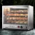 Devanti Commercial Food Warmer 64cm Stainless Steel 4-Tier Cabinet with Adjustable Thermostat & Sliding Glass Doors