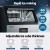 Devanti 60kg Commercial Ice Maker Machine, Stainless Steel, LED Control, Self-Cleaning, 60 Cubes per Cycle