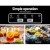 Devanti Portable Ice Cube Maker 2L Water Tank, Quick 9-Cube Cycles, Freon-Free, Compact Black Benchtop Machine
