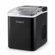 Devanti Portable 12kg Ice Maker Machine, Self-Cleaning, Black, 1.2L, Quiet, Countertop Design with Scoop and Basket