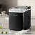 Devanti Portable 12kg Ice Maker Machine, Self-Cleaning, Black, 1.2L, Quiet, Countertop Design with Scoop and Basket