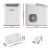 Devanti 12kg Portable Ice Maker, Self-Cleaning, 1.2L, White, Quiet, Countertop Design, 9 Cubes in 6-7