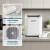 Devanti 12kg Portable Ice Maker, Self-Cleaning, 1.2L, White, Quiet, Countertop Design, 9 Cubes in 6-7