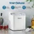 Devanti 12kg Portable Ice Maker, Self-Cleaning, 1.2L, White, Quiet, Countertop Design, 9 Cubes in 6-7
