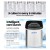 Devanti 2.4L Stainless Steel Portable Ice Cube Maker, 12kg/Day, 2 Sizes, Quiet, Freon-Free, Silver, Countertop