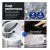 Devanti 2.4L Stainless Steel Portable Ice Cube Maker, 12kg/Day, 2 Sizes, Quiet, Freon-Free, Silver, Countertop