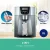 Devanti 2L Portable Ice Cuber Maker and Water Dispenser, Silver, 12kg Daily Output, 2 Ice Sizes, Compact Design