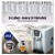 Devanti 2L Portable Ice Cuber Maker and Water Dispenser, Silver, 12kg Daily Output, 2 Ice Sizes, Compact Design