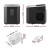 Devanti 12kg Countertop Ice Maker Machine Black 1.3L, Portable with Scoop Holder, Small and Large Cubes