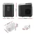 Devanti 12kg Countertop Ice Maker Machine Black 1.3L, Portable with Scoop Holder, Small and Large Cubes