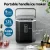 Devanti 12kg Countertop Ice Maker Machine Black 1.3L, Portable with Scoop Holder, Small and Large Cubes
