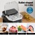 Devanti 12kg Countertop Ice Maker Machine Black 1.3L, Portable with Scoop Holder, Small and Large Cubes