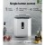 Devanti 12kg Portable Ice Maker Machine, Black - Fast 9 Cubes in 6 Mins, Freon-Free, Self-Cleaning, Quiet Operation