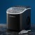 Devanti Portable 12kg Ice Maker Machine, Black – Compact Countertop Design, 9 Cubes in 6-13 Mins, Energy Efficient