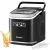 Devanti Portable Ice Maker Machine 12kg Daily Capacity 1.3L Water Tank Self-Cleaning Countertop Black