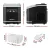 Devanti Portable Ice Maker Machine 12kg Daily Capacity 1.3L Water Tank Self-Cleaning Countertop Black
