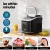 Devanti Portable Ice Maker Machine 12kg Daily Capacity 1.3L Water Tank Self-Cleaning Countertop Black