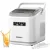 Devanti Portable Ice Maker Machine 12kg Daily Capacity, 1.3L Water Tank, Self-Cleaning, Quiet White Countertop