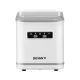 Devanti Portable Ice Maker Machine 12kg Daily Capacity, 1.3L Water Tank, Self-Cleaning, Quiet White Countertop