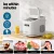 Devanti Portable Ice Maker Machine 12kg Daily Capacity, 1.3L Water Tank, Self-Cleaning, Quiet White Countertop