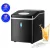 Devanti 15kg Ice Maker Machine Black Countertop, 3L, 3 Ice Sizes, Bullet-Shaped Cubes, Portable, Quiet Operation