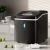 Devanti 15kg Ice Maker Machine Black Countertop, 3L, 3 Ice Sizes, Bullet-Shaped Cubes, Portable, Quiet Operation