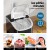 Devanti Nugget Ice Maker Machine, Plastic, Compact Black, 15kg/24hr Capacity, Quick 5-10 Min Cycles, Energy Efficient