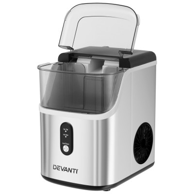 Devanti 15kg Nugget Ice Maker Machine, Stainless Steel, Quick 5-10 min Cycle, Energy-Efficient, Compact Design Devanti 15kg Nugget Ice Maker Machine, Stainless Steel, Quick 5-10 min Cycle, Energy-Efficient, Compact Design