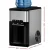 Devanti 3-in-1 Stainless Steel Ice Maker & Water Dispenser, 20kg/24hr, Hot & Cold Water, Child Safety Lock, Silver/Black