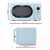Devanti 20L Microwave Oven Blue 800W Digital Control, 8 Auto Menus, Timer, Defrost, Child Lock, LED Display
