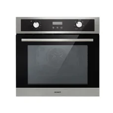 Devanti 80L Electric Built-In Wall Oven - Stainless Steel, Convection Grill, 8 Auto Functions, Easy Clean, 2200W